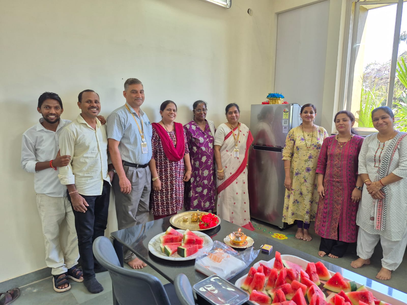 PTA of DCT's Vasantrao Dempo HSS provided New Refrigerator for Biology Laboratory