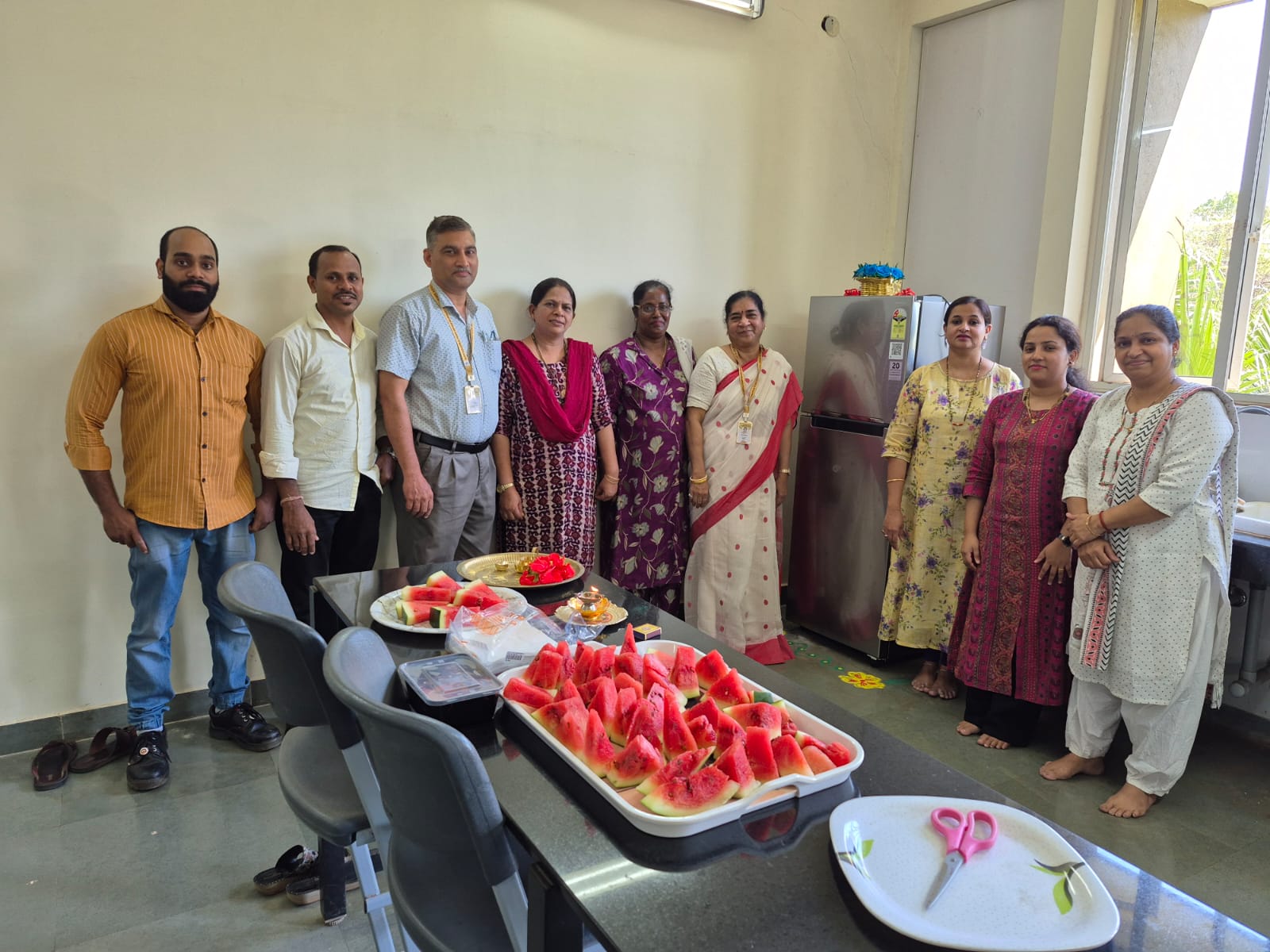 PTA of DCT's Vasantrao Dempo HSS provided New Refrigerator for Biology Laboratory