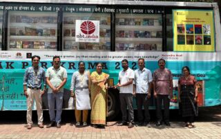 NATIONAL BOOK TRUST MOBILE VAN visited DCT's Vasantrao Dempo HSS