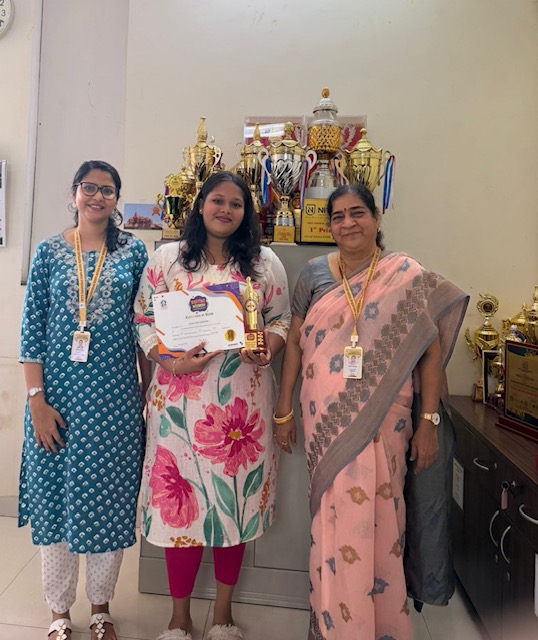 DCT's Vasantrao Dempo HSS won STATE LEVEL WIZ INTERNATIONAL HANDWRITING & DOODLES DERBY DRAWING OLYMPIAD